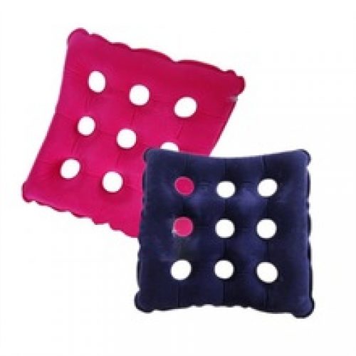 2 Pcs Inflatable Cushion Vinyl Seat Cushion Round Medical