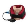 21x16cm Red inflatable cervical traction supports device neck vertebrae fixed belt Multi layer air chamber for daily health care